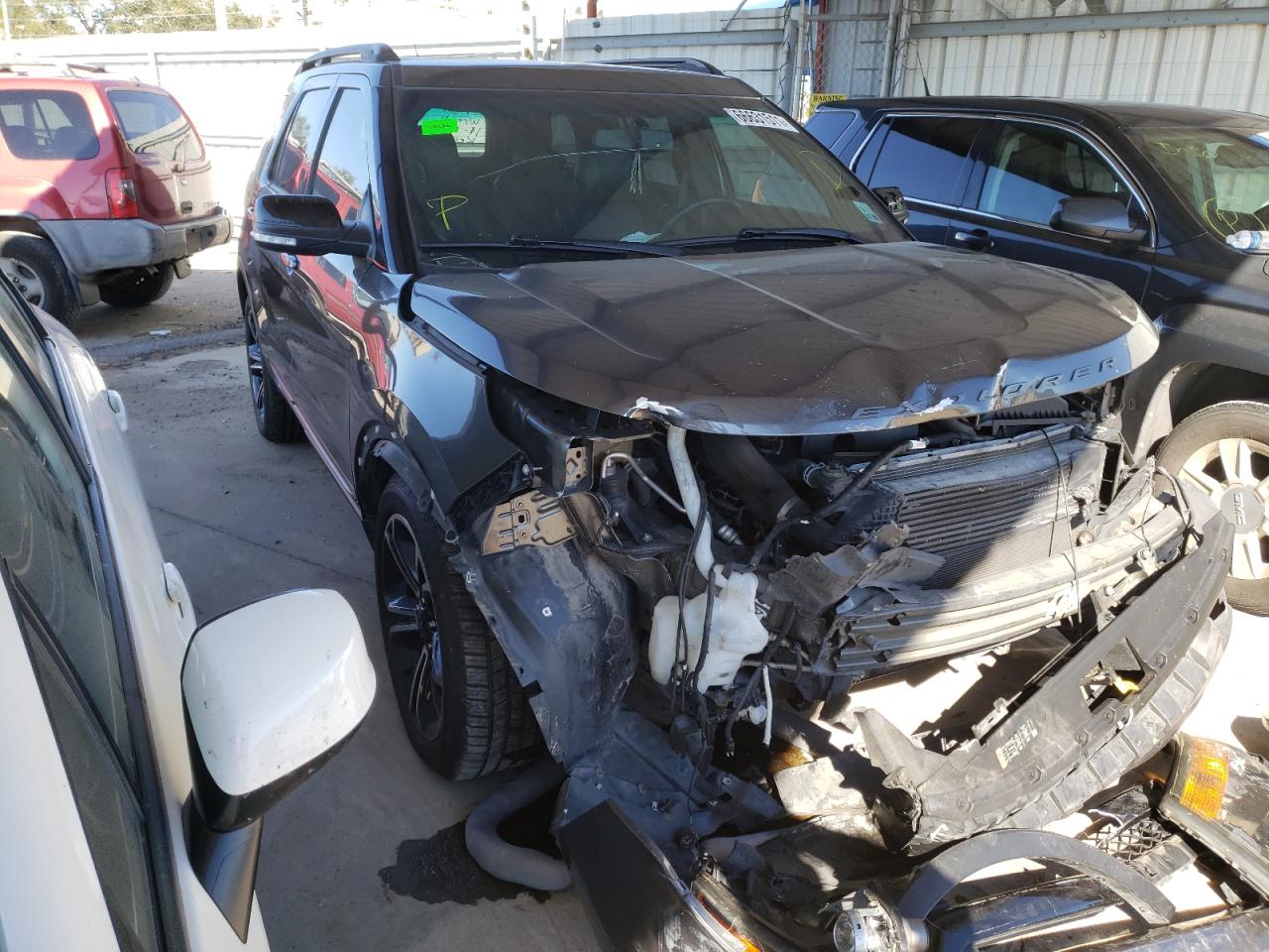 FORD EXPLORER S 2015 with VIN 1FM5K8GT5FGA76551 - Photo from auction
