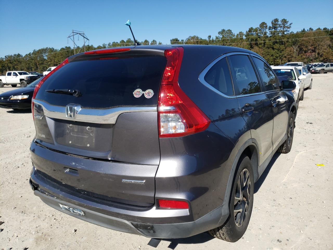 Photo 4 from auction – 2016 HONDA CR-V SE with VIN 2HKRM3H4XGH542448