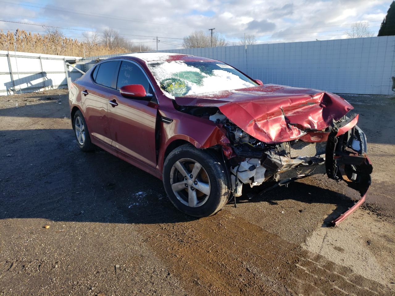 KIA OPTIMA 2015 with VIN 5XXGM4A73FG356276 - Photo from auction