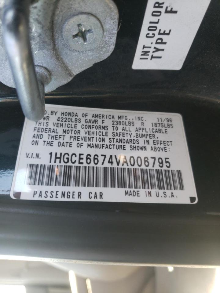 Photo 10 from auction – 1997 HONDA ACCORD EX with VIN 1HGCE6674VA006795