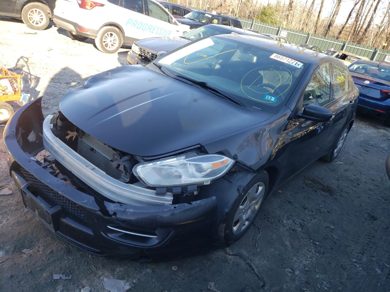 Photo 2 from auction – 2014 DODGE DART SE with VIN 1C3CDFAA3ED700255