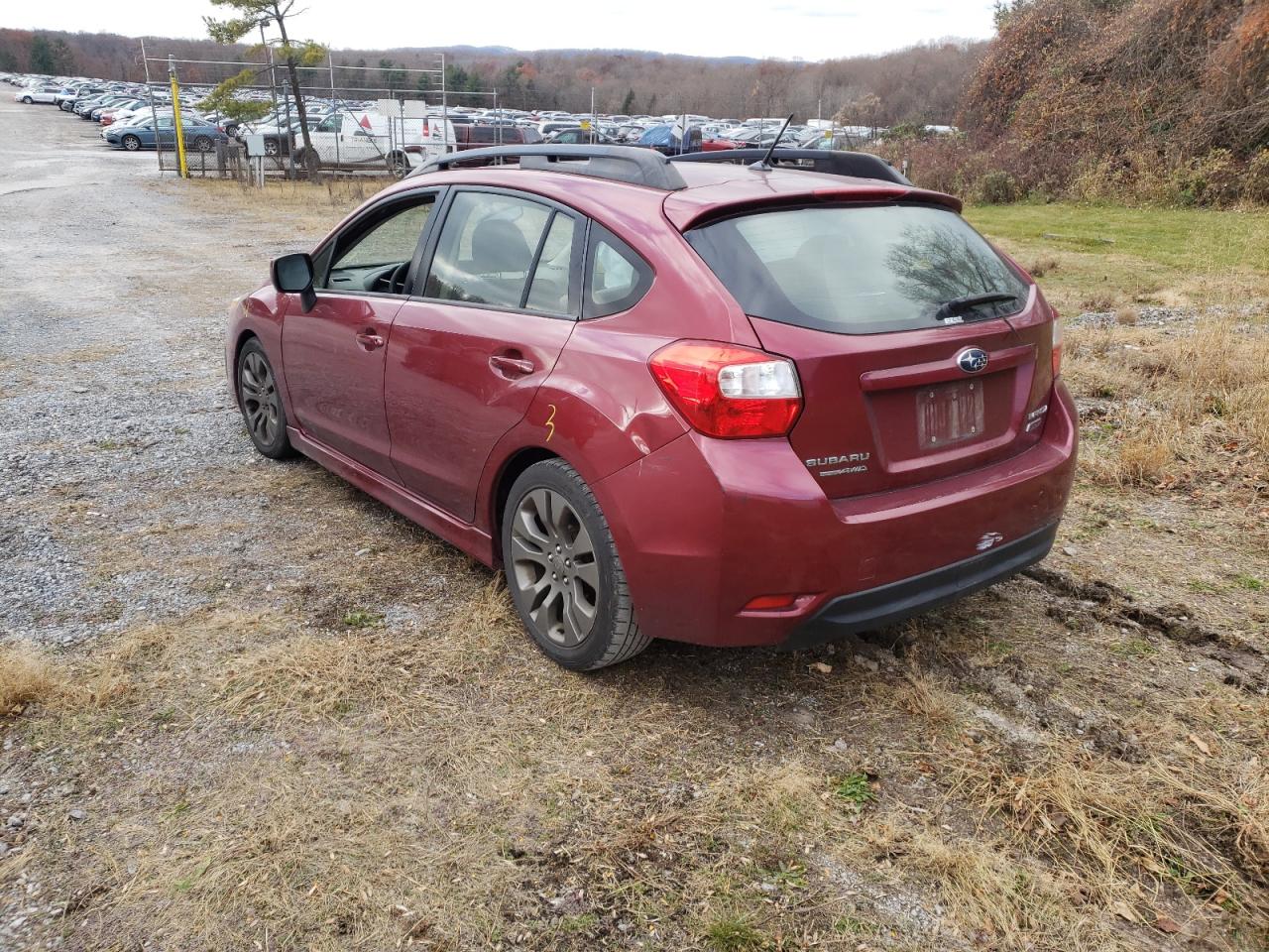 Photo 3 from auction – 2014 SUBARU IMPREZA SP with VIN JF1GPAL67E8278814