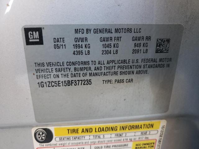 Photo 10 from auction – 2011 CHEVROLET MALIBU 1LT with VIN 1G1ZC5E15BF377235