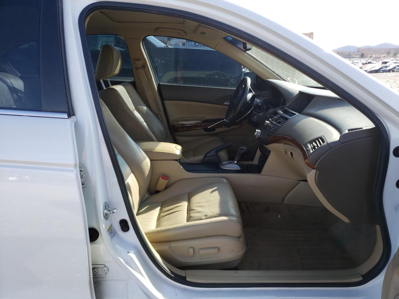 Photo 5 from auction – 2010 HONDA ACCORD EXL with VIN 5KBCP3F84AB016889