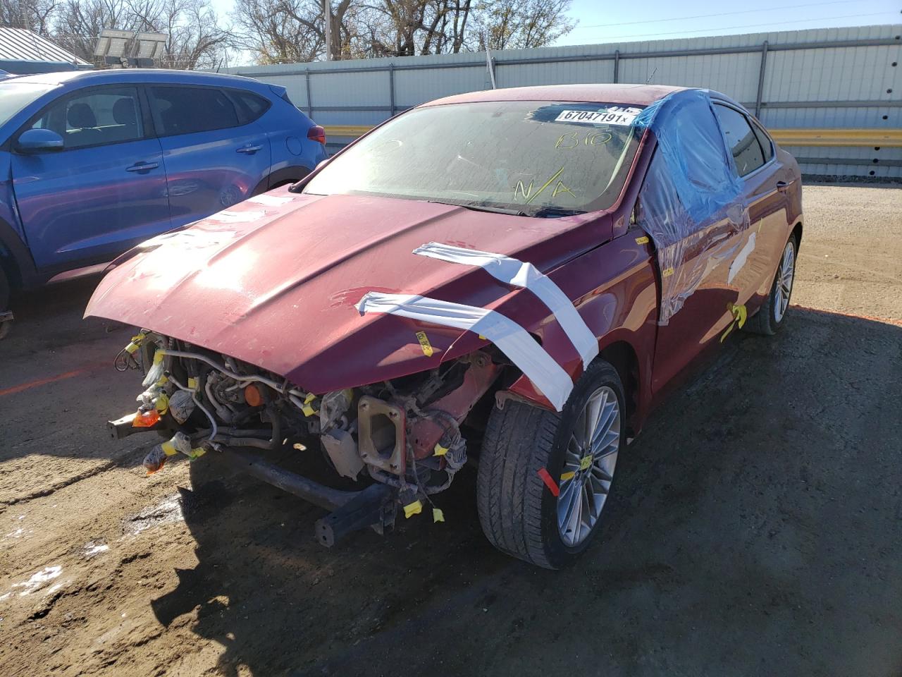 Photo 2 from auction – 2014 FORD FUSION SE with VIN 3FA6P0HD7ER207334