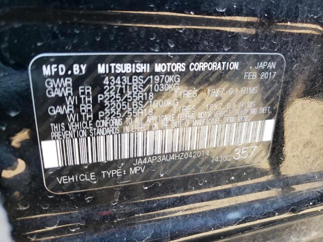 Photo 10 from auction – 2017 MITSUBISHI OUTLANDER with VIN JA4AP3AU4HZ042014