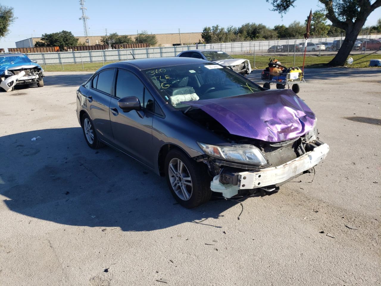 HONDA CIVIC HYBR 2015 with VIN 19XFB4F35FE000802 - Photo from auction