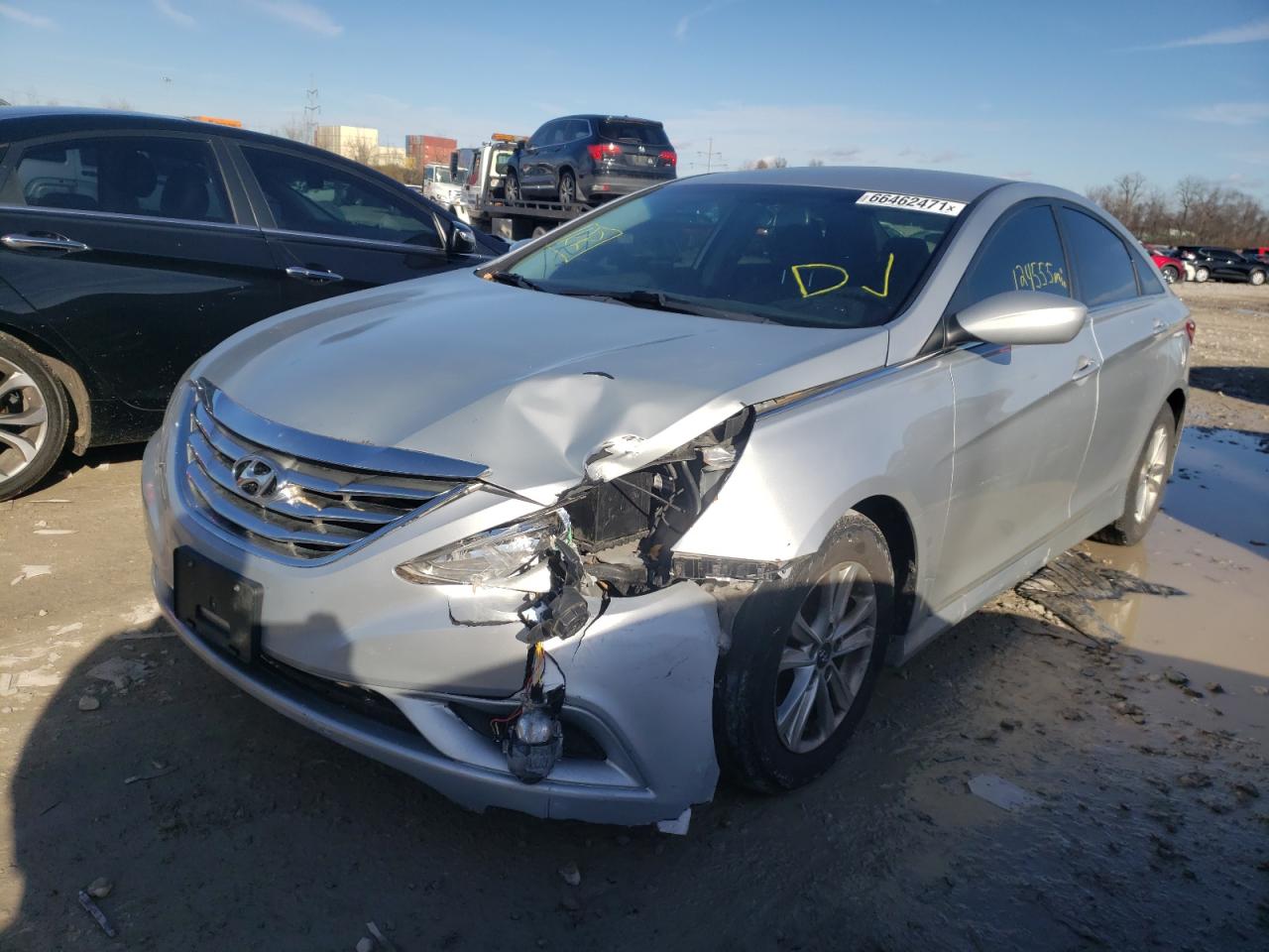 HYUNDAI SONATA GLS 2014 with VIN 5NPEB4AC8EH832759 - Photo from auction