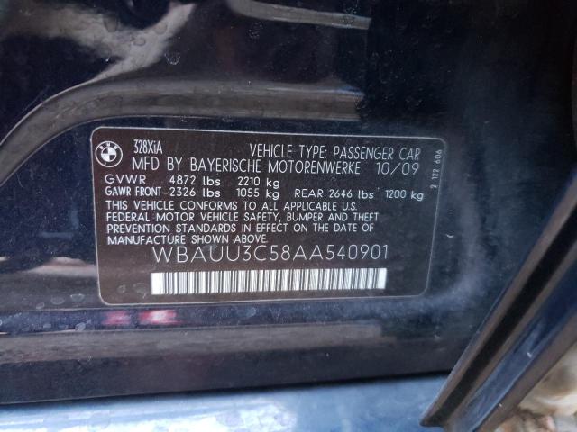 Photo 10 from auction – 2010 BMW 328 XI with VIN WBAUU3C58AA540901