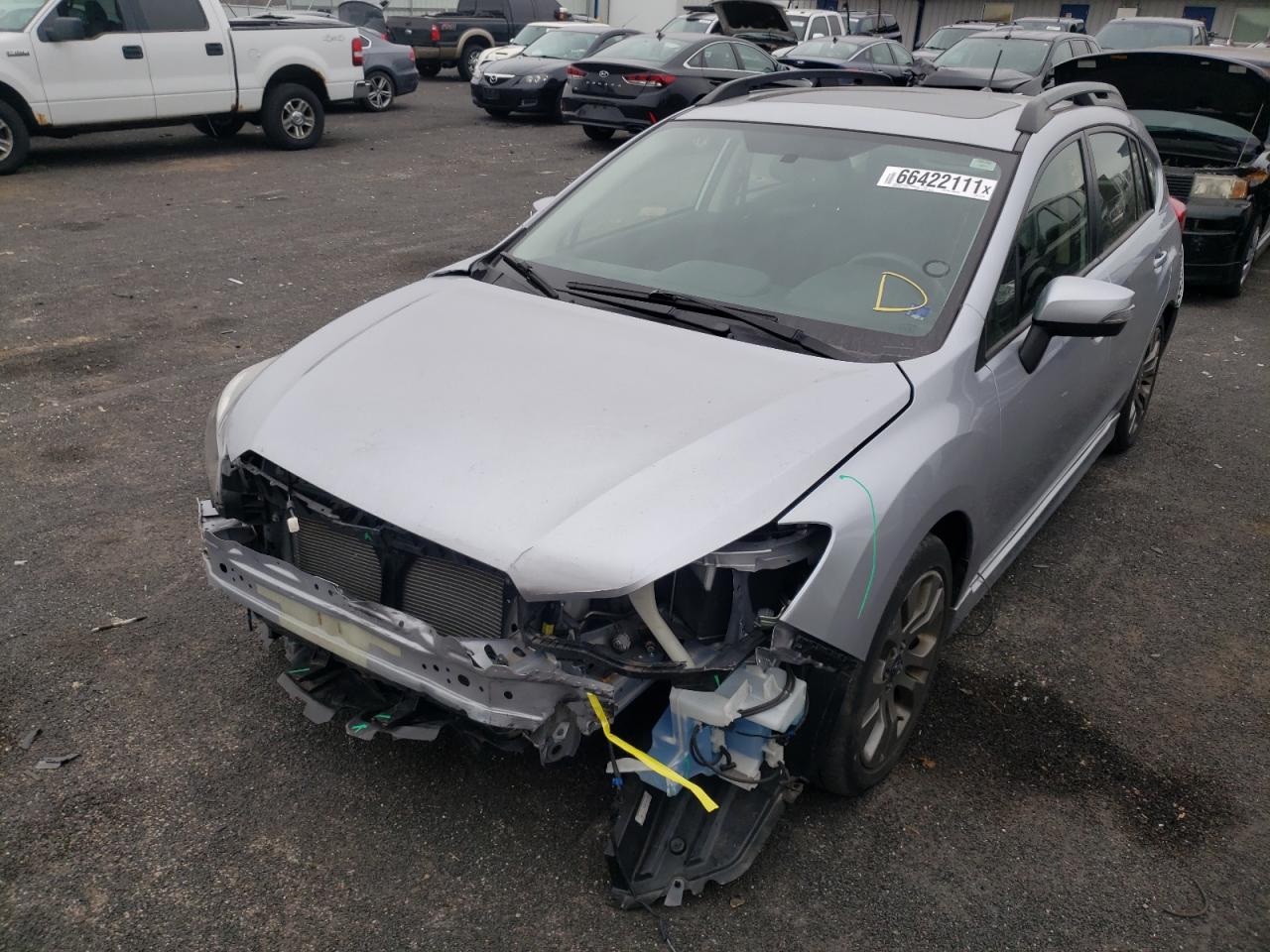 Photo 2 from auction – 2016 SUBARU IMPREZA SP with VIN JF1GPAP67G8347398
