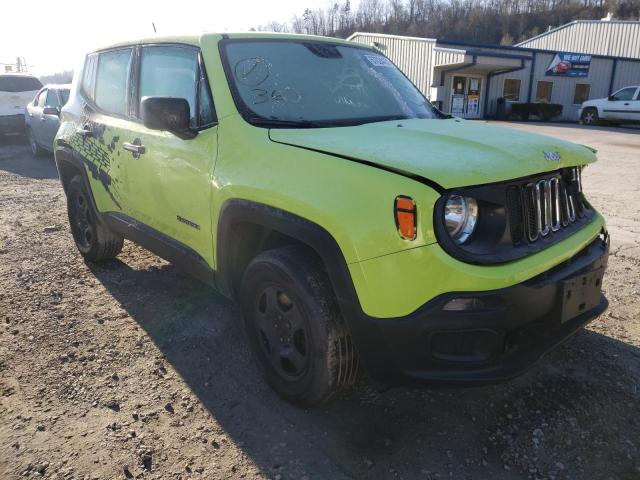 Photo 1 from auction – 2017 JEEP RENEGADE S with VIN ZACCJBAB0HPF44753