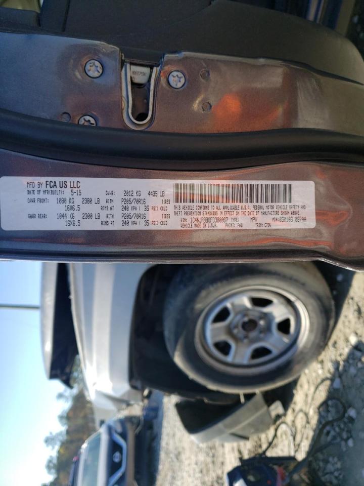 Photo 10 from auction – 2015 JEEP PATRIOT SP with VIN 1C4NJPBB6FD380067