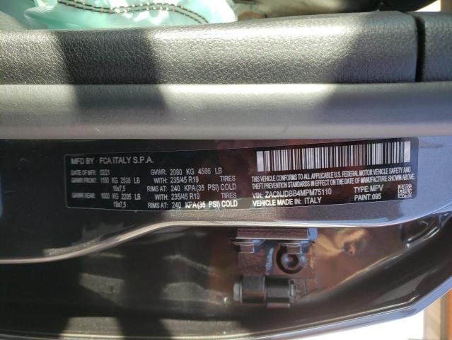 Photo 10 from auction – 2021 JEEP RENEGADE L with VIN ZACNJDBB4MPM75110