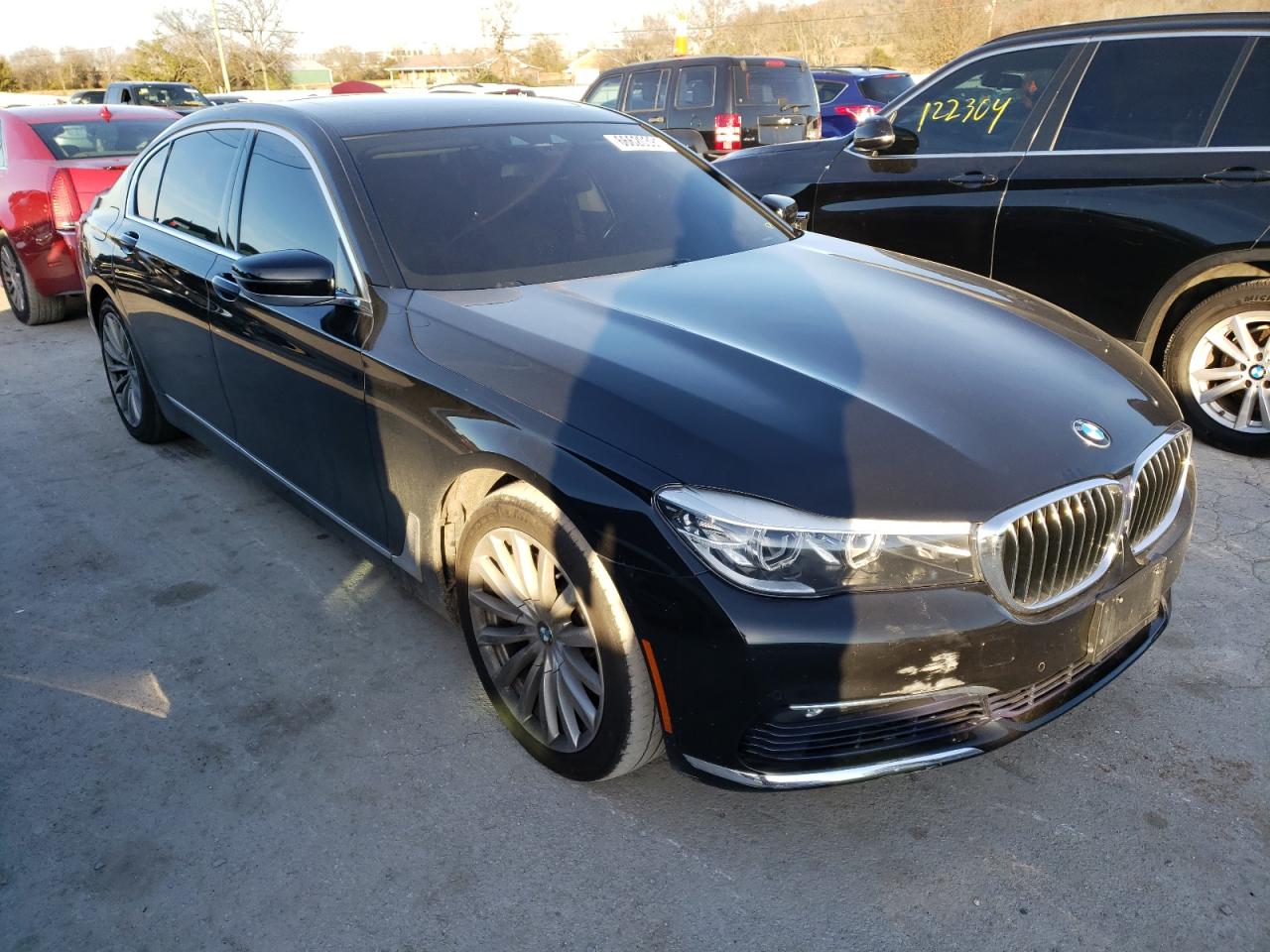 BMW 740 I 2017 with VIN WBA7E2C30HG741248 - Photo from auction