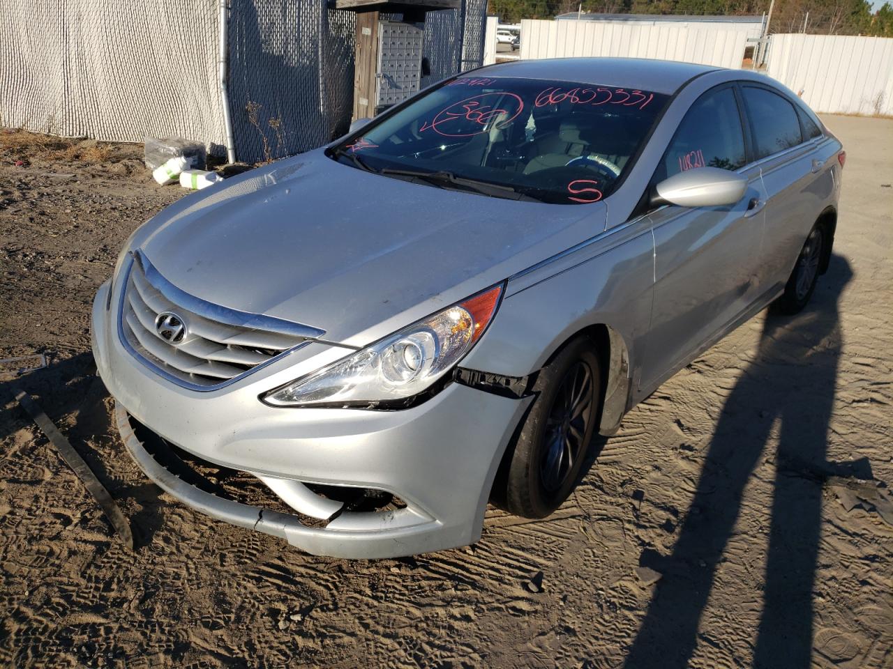 Photo 2 from auction – 2013 HYUNDAI SONATA GLS with VIN 5NPEB4AC4DH726498