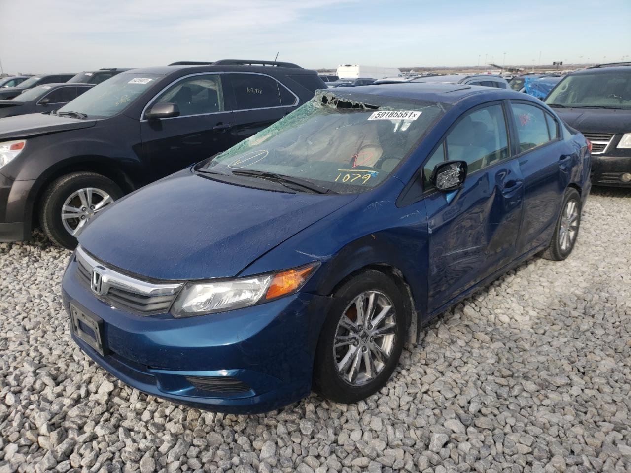 Photo 2 from auction – 2012 HONDA CIVIC EX with VIN 2HGFB2F88CH511079