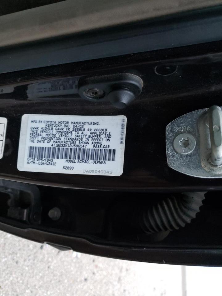Photo 10 from auction – 2009 TOYOTA CAMRY with VIN 4T1BE32K12U586547