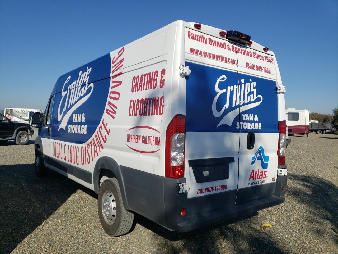 Photo 3 from auction – 2018 RAM PROMASTER with VIN 3C6URVJG9JE113316