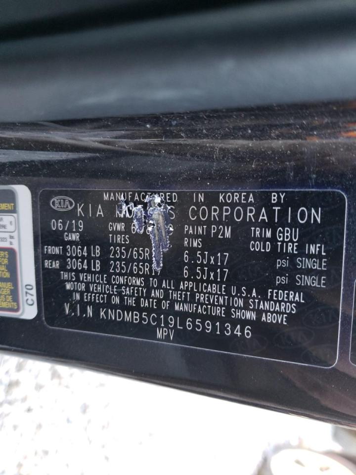 Photo 10 from auction – 2020 KIA SEDONA LX with VIN KNDMB5C19L6591346