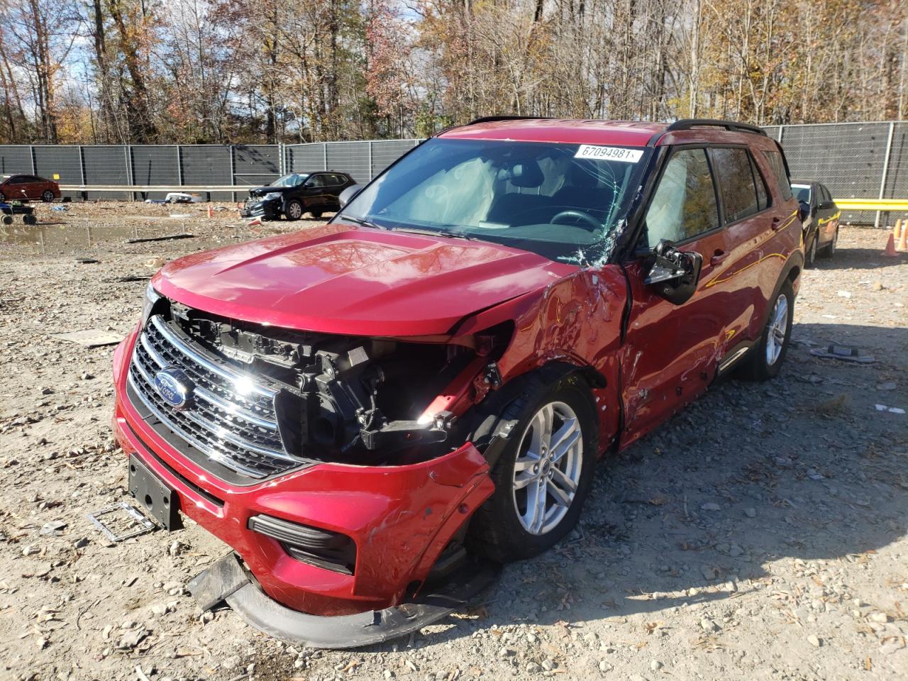 Photo 2 from auction – 2020 FORD EXPLORER X with VIN 1FMSK8DH9LGA11636
