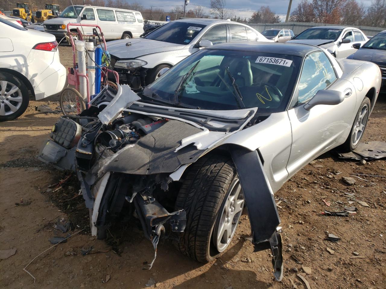Photo 2 from auction – 1997 CHEVROLET CORVETTE with VIN 1G1YY22G2V5106390