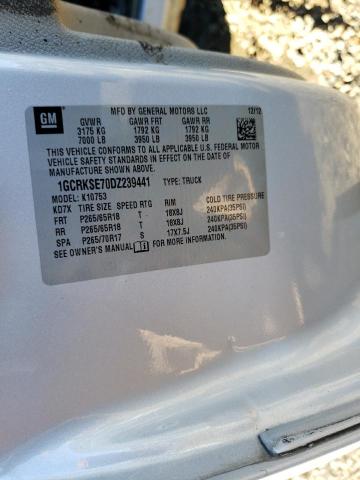 Photo 10 from auction – 2013 CHEVROLET SILVERADO with VIN 1GCRKSE70DZ239441