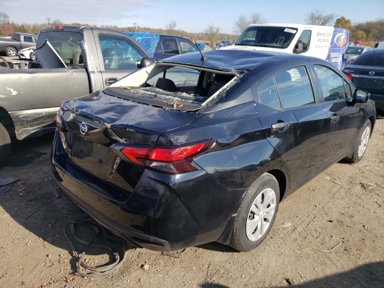 Photo 4 from auction – 2020 NISSAN VERSA S with VIN 3N1CN8DV1LL902704
