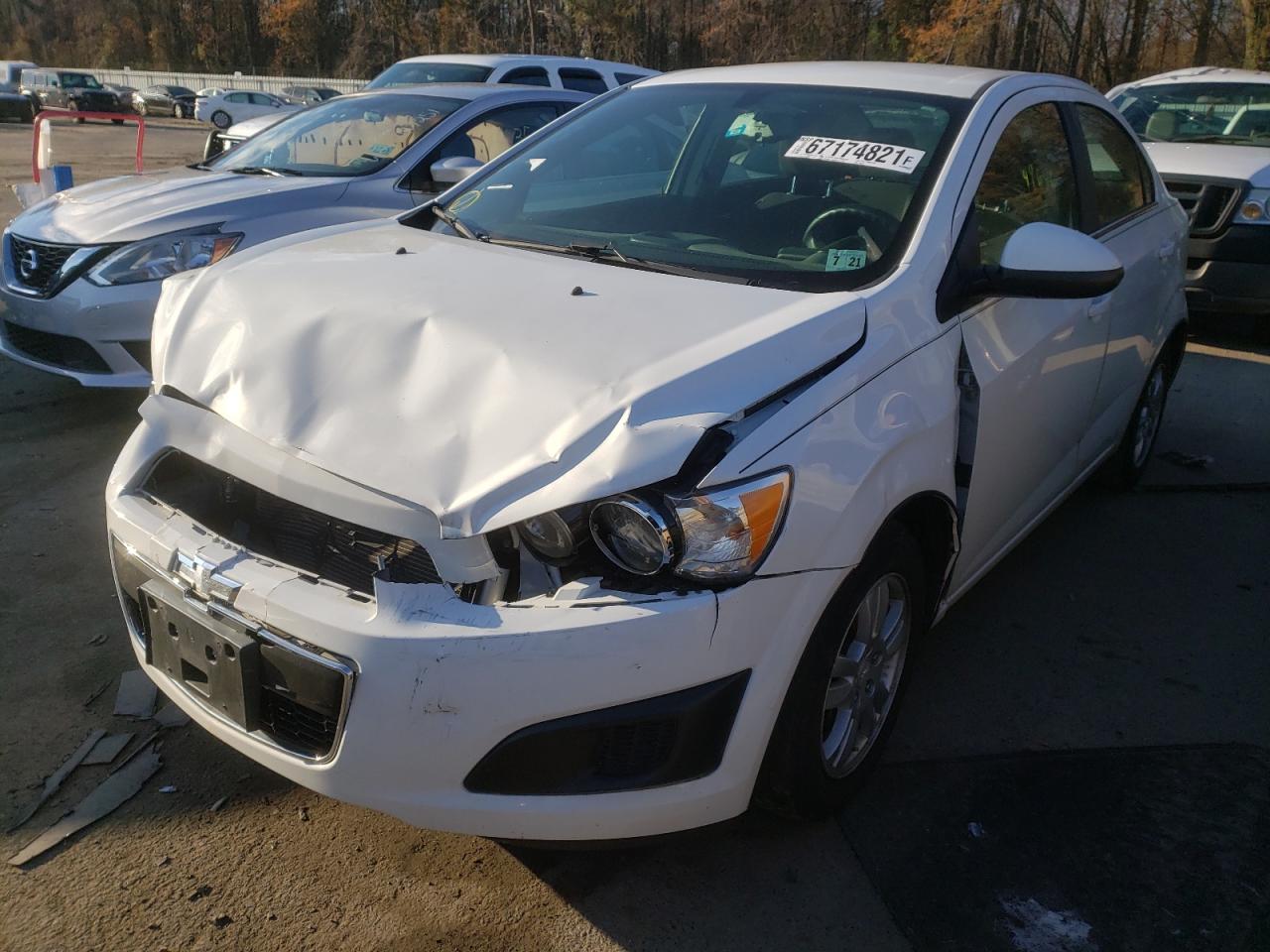 Photo 2 from auction – 2016 CHEVROLET SONIC LT with VIN 1G1JC5SG8G4143843