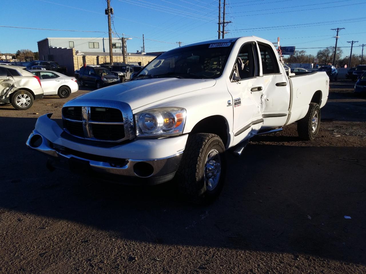 Photo 2 from auction – 2007 DODGE RAM 2500 S with VIN 1D7KS28C77J569046