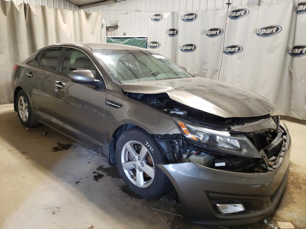 KIA OPTIMA LX 2015 with VIN 5XXGM4A75FG402576 - Photo from auction