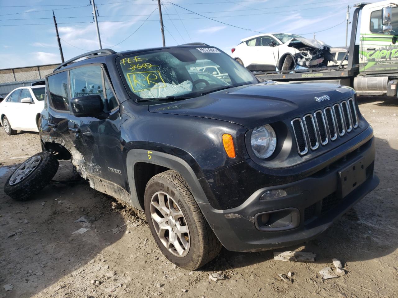 JEEP RENEGADE L 2017 with VIN ZACCJBBB4HPE62684 - Photo from auction
