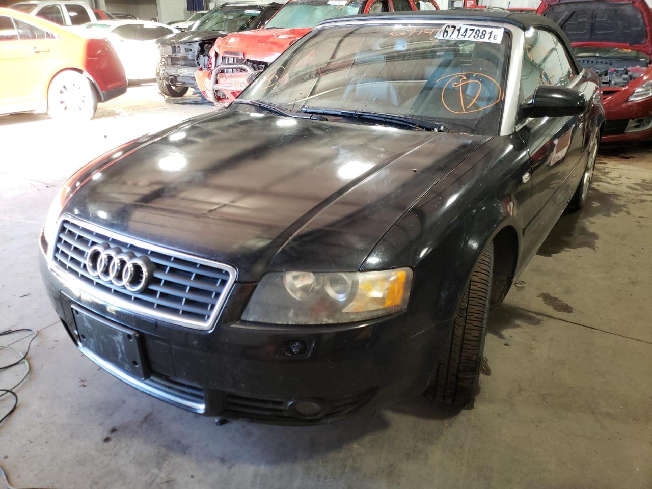Photo 2 from auction – 2004 AUDI A4 1.8 CAB with VIN WAUAC48H34K020067