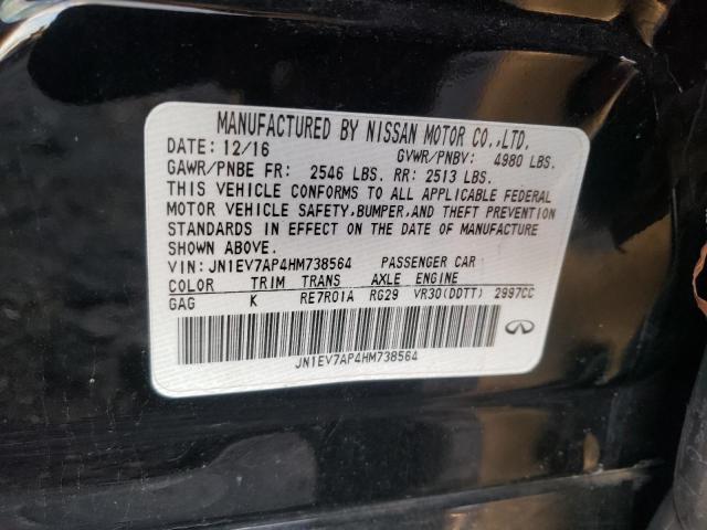 Photo 10 from auction – 2017 INFINITI Q50 PREMIU with VIN JN1EV7AP4HM738564