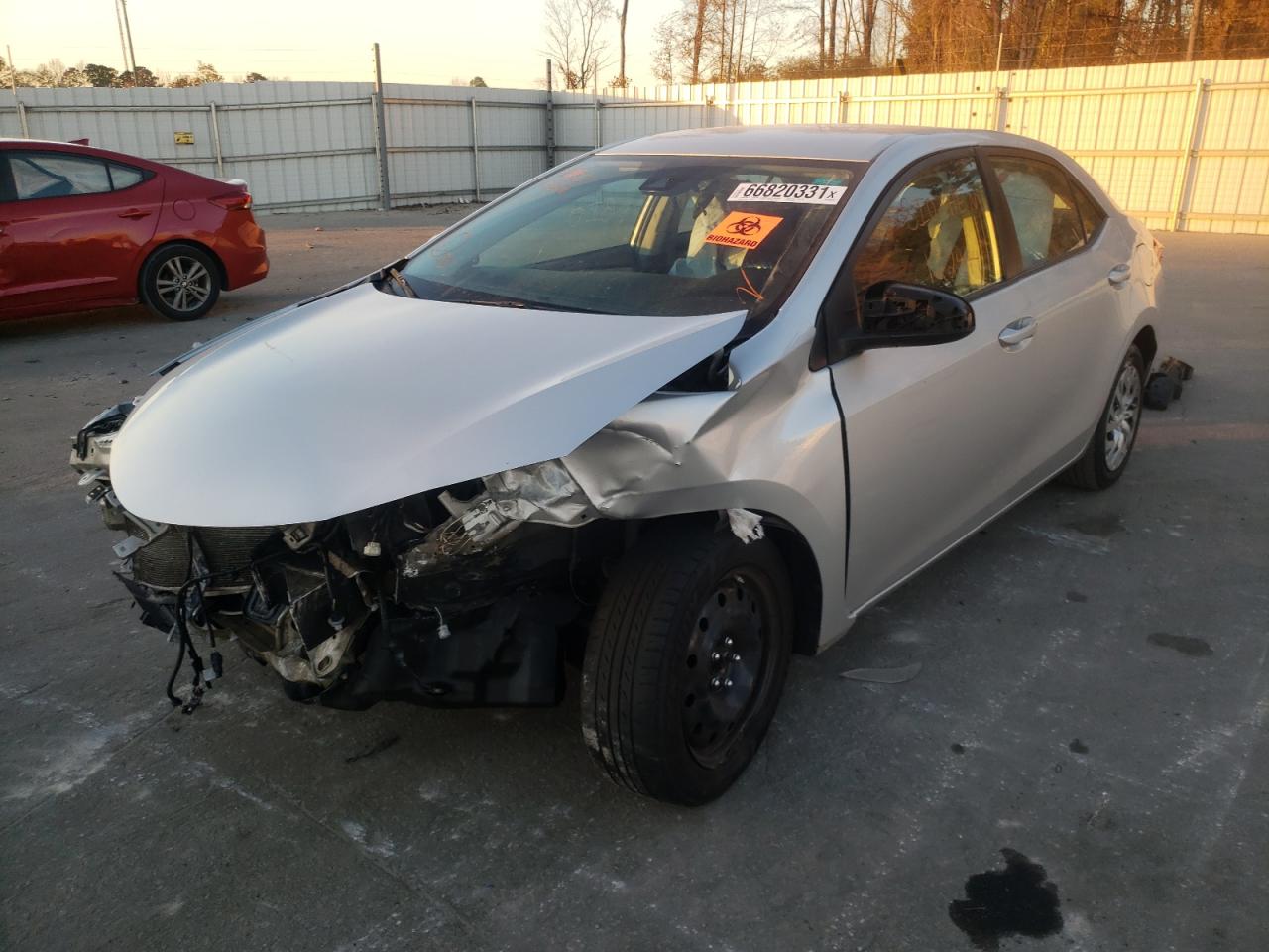 Photo 2 from auction – 2018 TOYOTA COROLLA L with VIN 5YFBURHE1JP849949