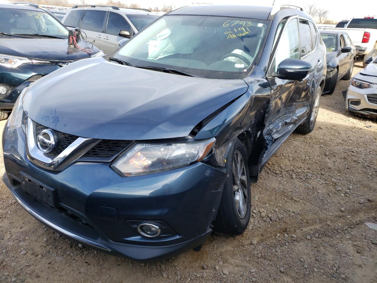 Photo 2 from auction – 2014 NISSAN ROGUE S with VIN 5N1AT2MVXEC857201