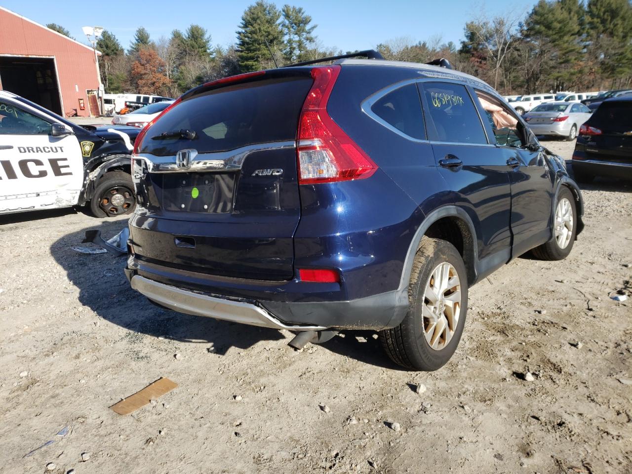 Photo 4 from auction – 2016 HONDA CR-V EX with VIN 5J6RM4H52GL111011