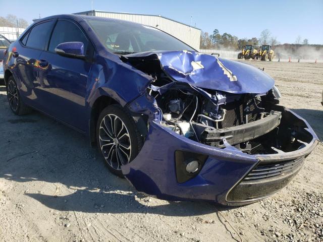 TOYOTA COROLLA S 2015 with VIN 2T1BURHE6FC283729 - Photo from auction