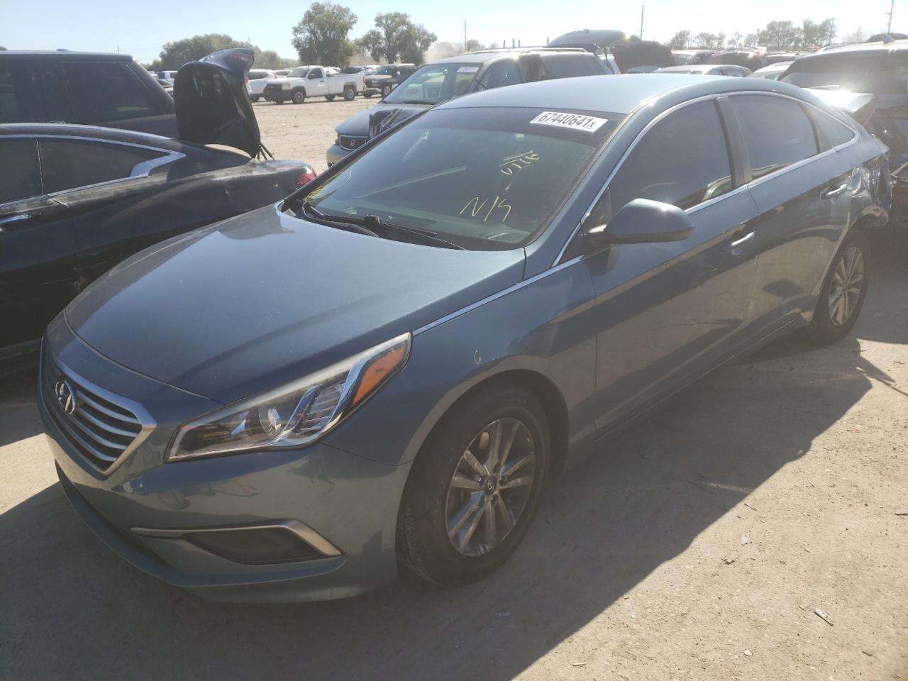 Photo 2 from auction – 2016 HYUNDAI SONATA SE with VIN 5NPE24AFXGH280615