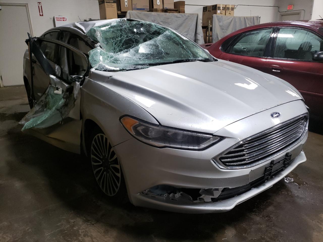 FORD FUSION TIT 2018 with VIN 3FA6P0D90JR168310 - Photo from auction