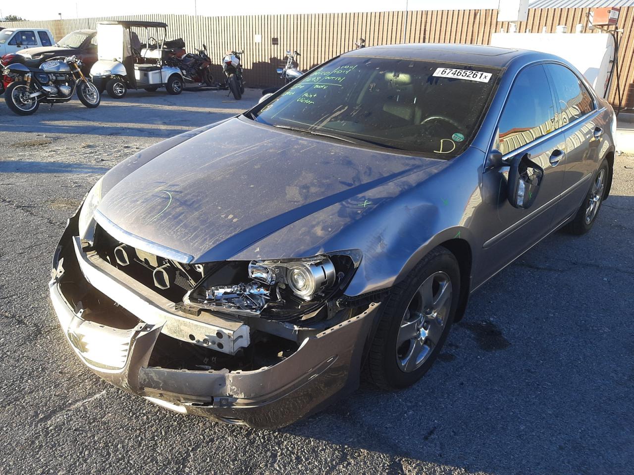 Photo 2 from auction – 2007 ACURA RL with VIN JH4KB16697C003474