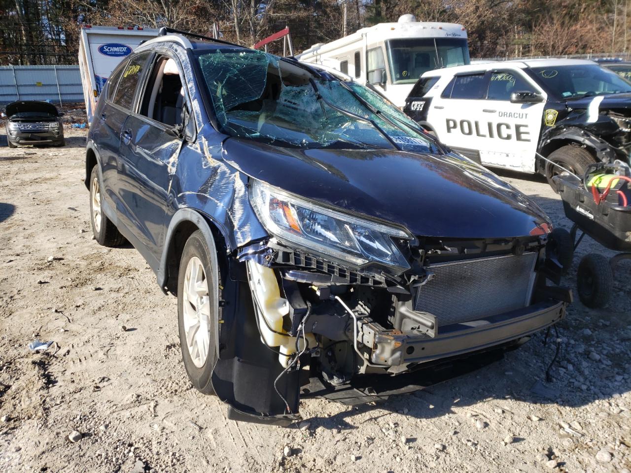 HONDA CR-V EX 2016 with VIN 5J6RM4H52GL111011 - Photo from auction