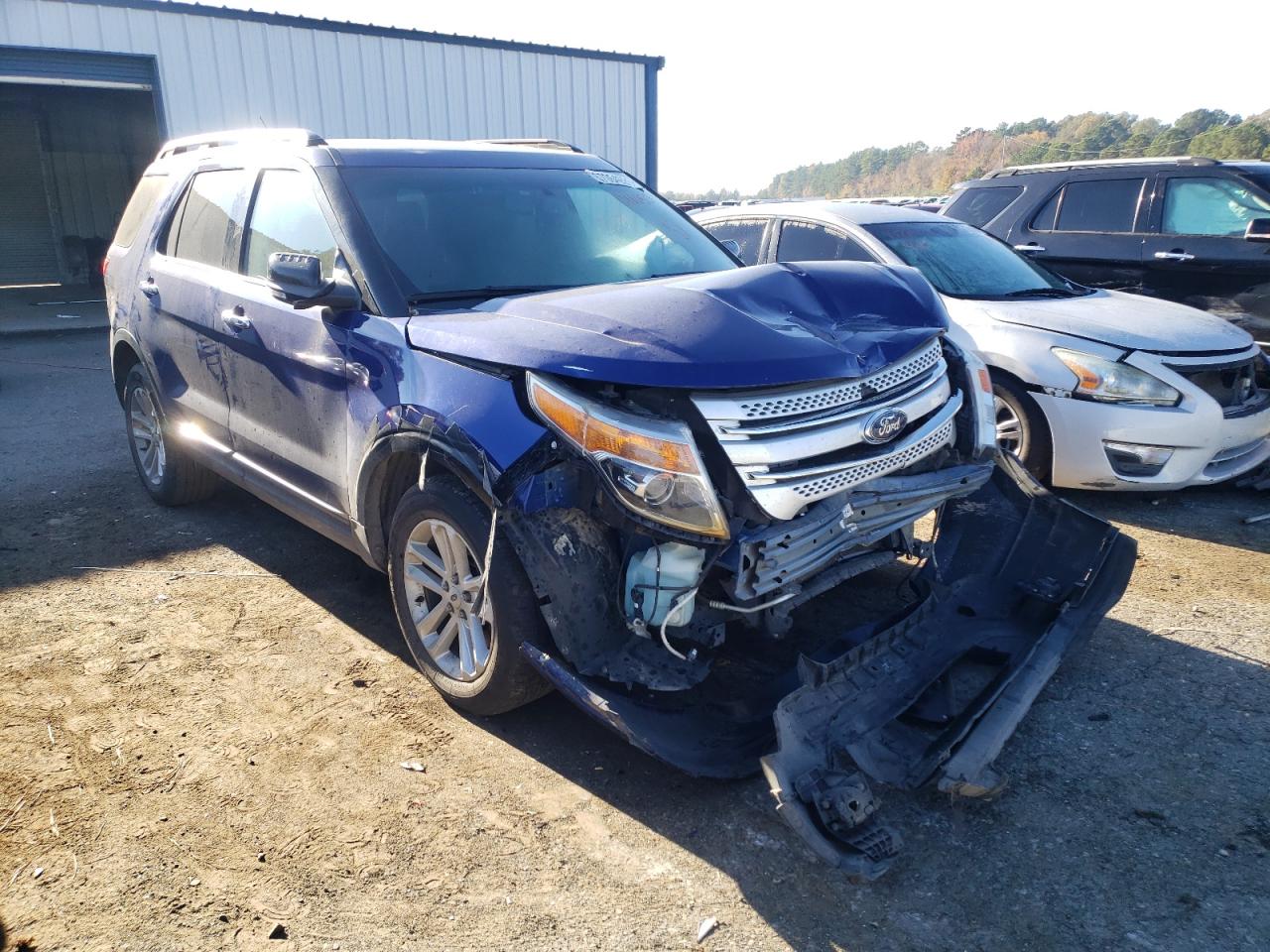 FORD EXPLORER X 2014 with VIN 1FM5K7D87EGC11053 - Photo from auction