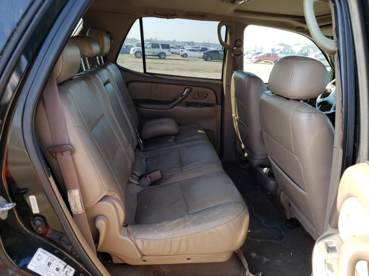 Photo 6 from auction – 2001 TOYOTA SEQUOIA LI with VIN 5TDZT38A11S048330