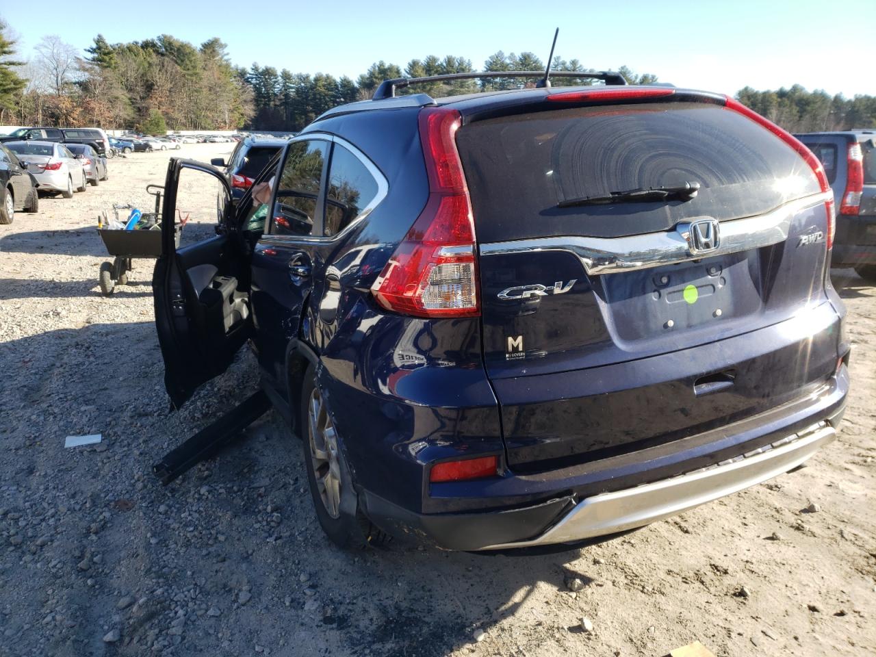 Photo 3 from auction – 2016 HONDA CR-V EX with VIN 5J6RM4H52GL111011