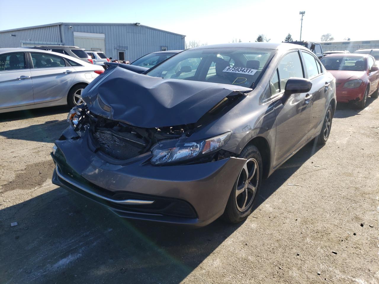 Photo 2 from auction – 2015 HONDA CIVIC SE with VIN 19XFB2F70FE057321