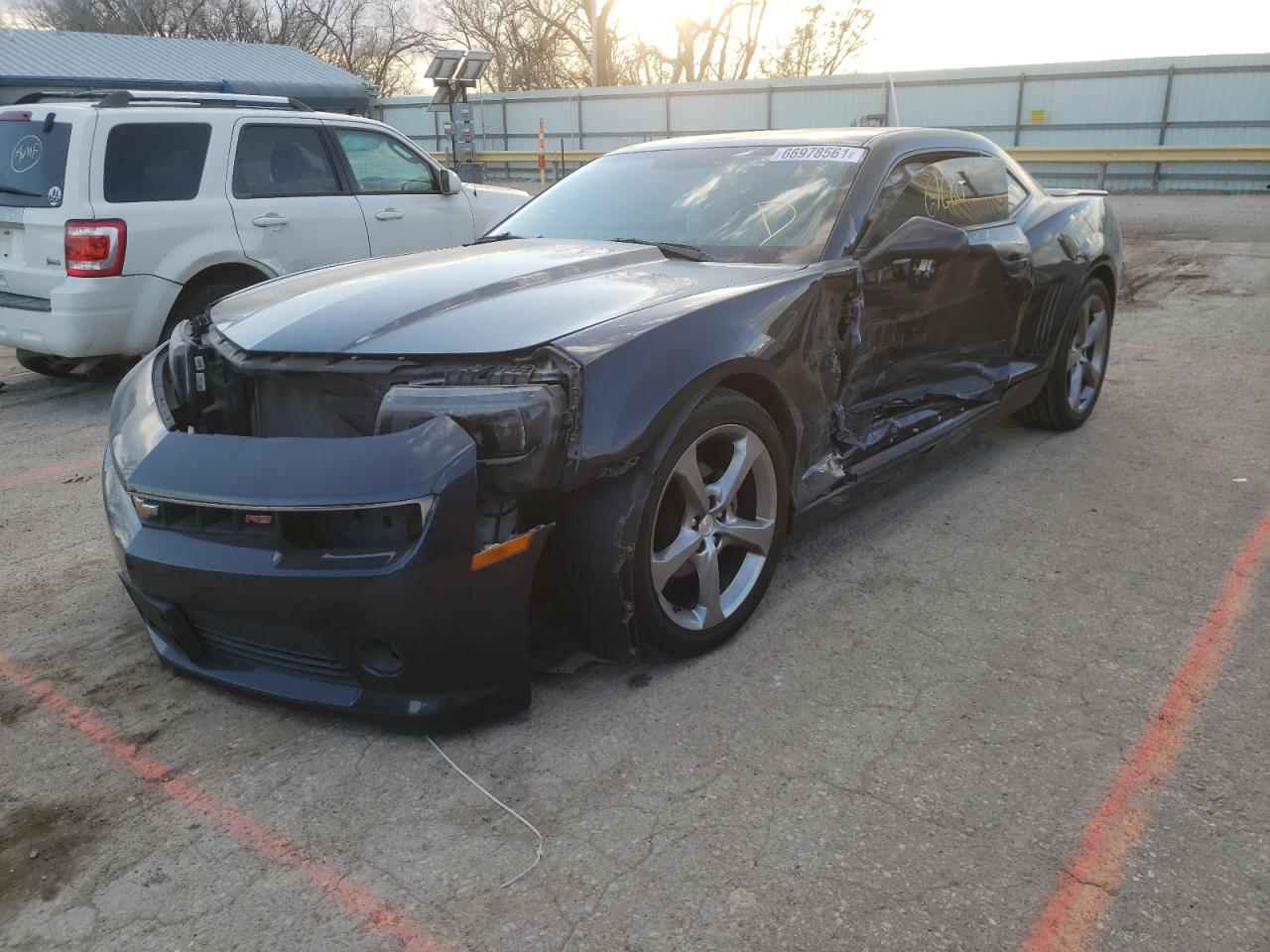 Photo 9 from auction – 2014 CHEVROLET CAMARO LT with VIN 2G1FC1E35E9159516