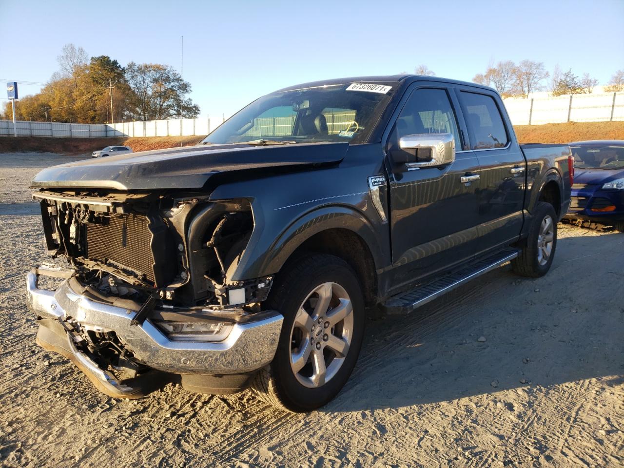 Photo 2 from auction – 2021 FORD F150 SUPER with VIN 1FTFW1E88MKD16057