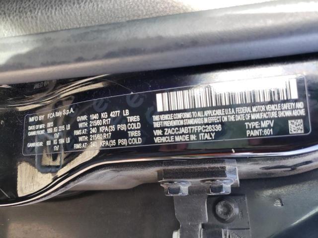 Photo 10 from auction – 2015 JEEP RENEGADE L with VIN ZACCJABT7FPC26336