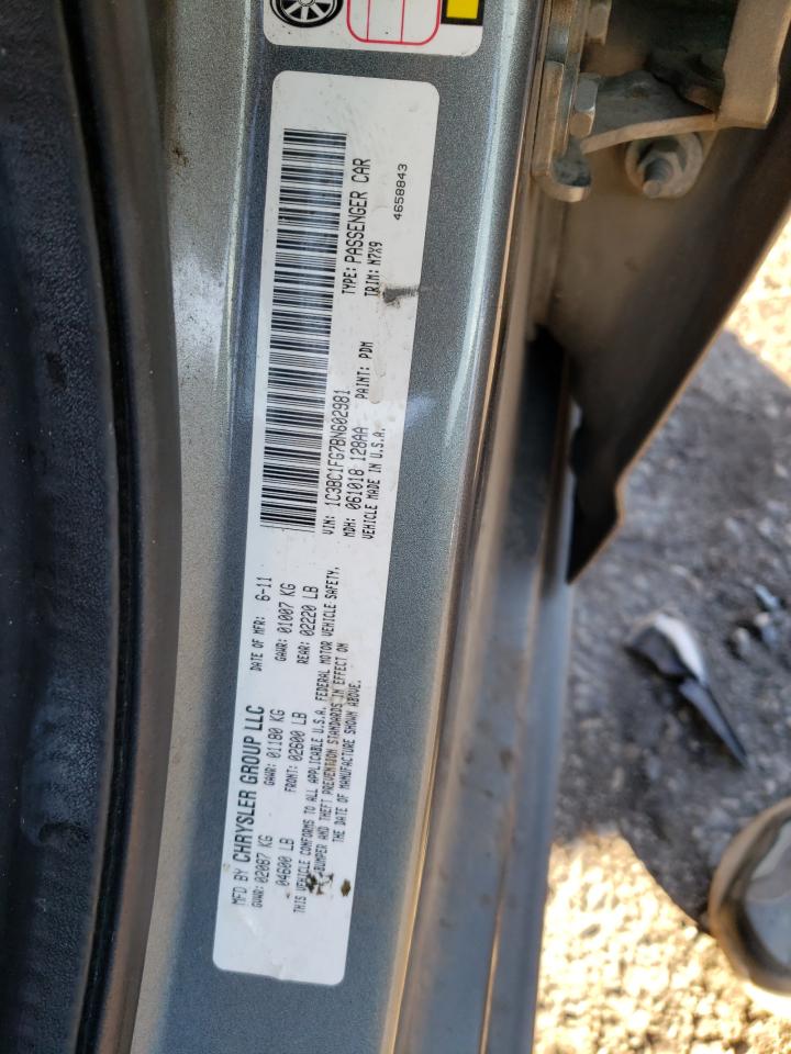 Photo 10 from auction – 2011 CHRYSLER 200 TOURIN with VIN 1C3BC1FG7BN602981