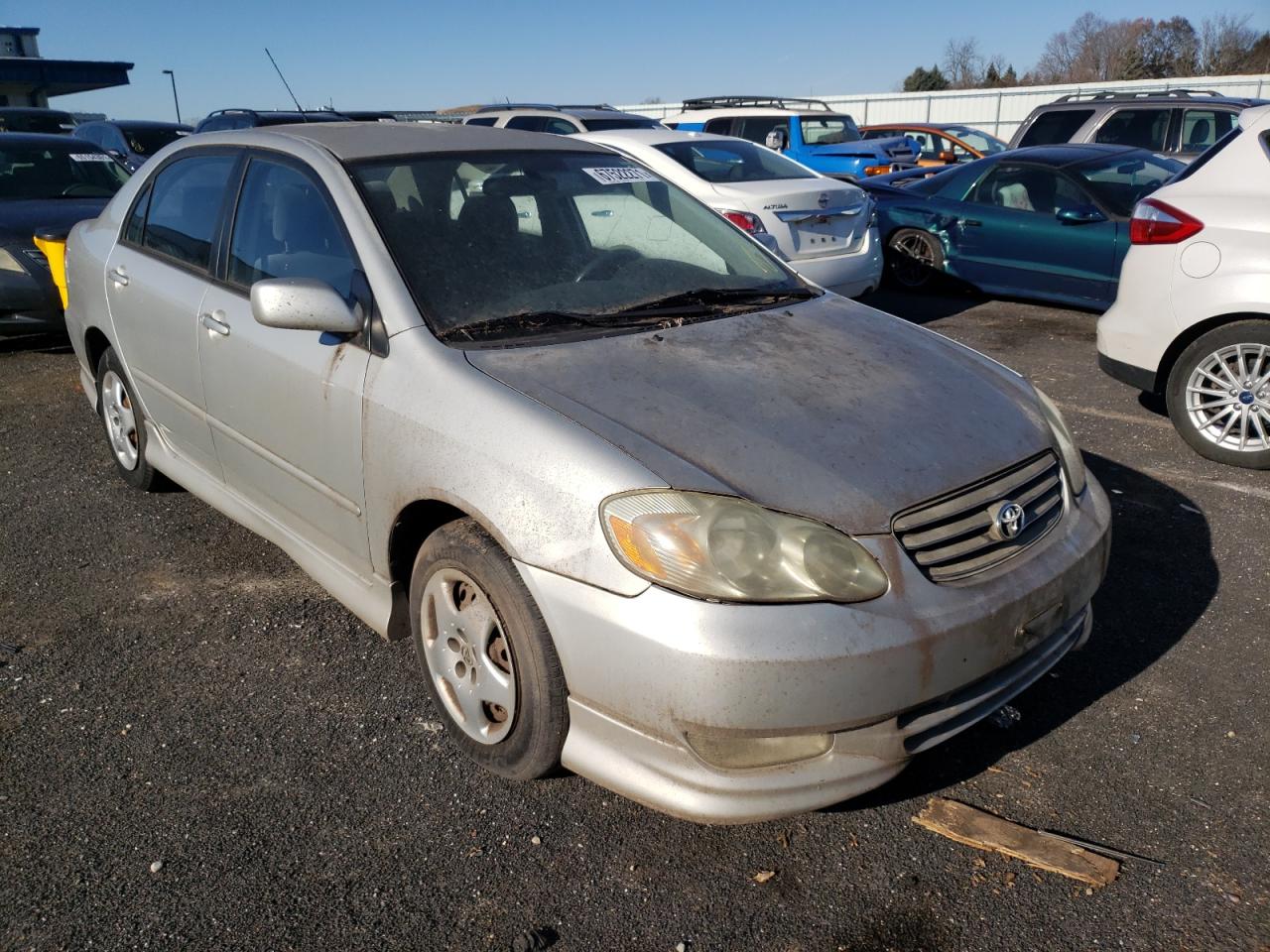 TOYOTA COROLLA CE 2003 with VIN 1NXBR32E93Z125466 - Photo from auction